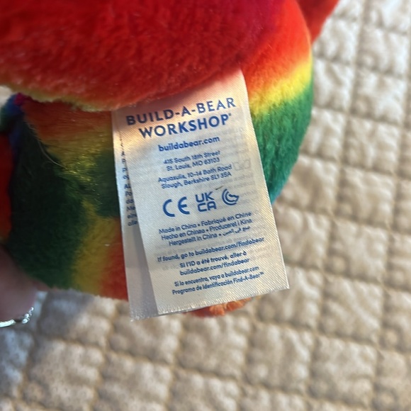 Build-A-Bear Crayola Collab‎ Rainbow Bear BAB - Picture 4 of 5